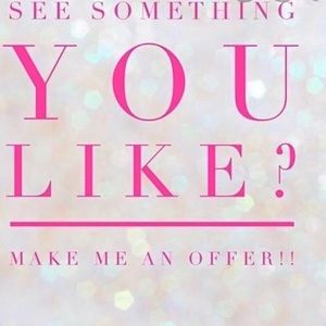 Reasonable offers accepted